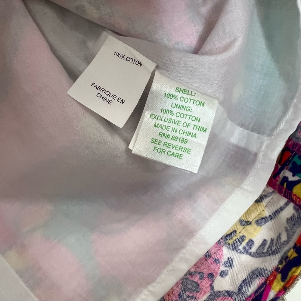 Lilly Pulitzer Eaton Shift Dress Sea and be Seen Size 00 - Picture 11 of 12